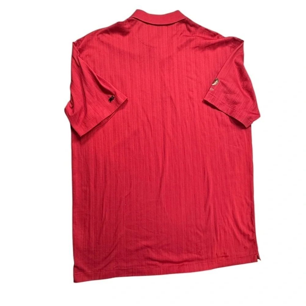 Tiger Woods Nike FIT Dry Bighorn Golf Polo  Red XL Mens Performance Classic D135